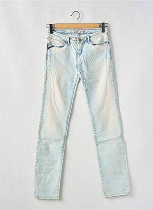 Jeans coupe droite stretch taille normale bleu TIFFOSI femme