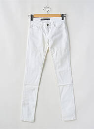 Jeans coupe slim tissage brut taille normale blanc TIFFOSI femme
