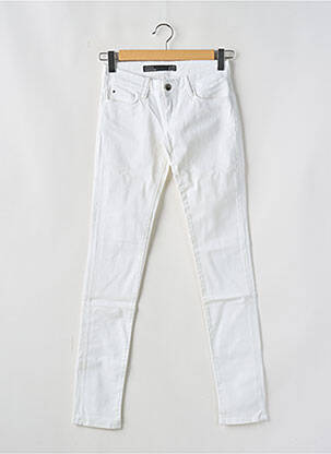 Jeans coupe slim tissage brut taille normale blanc TIFFOSI femme