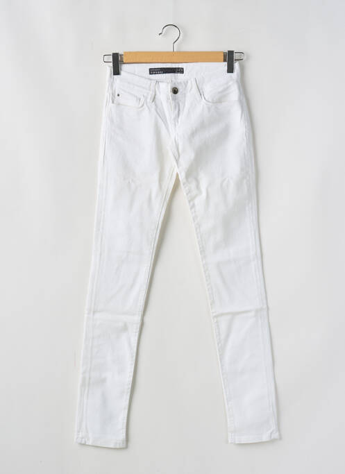 Jeans coupe slim blanc TIFFOSI pour femme