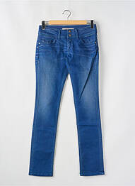 Jeans coupe droite stretch taille normale bleu TIFFOSI femme