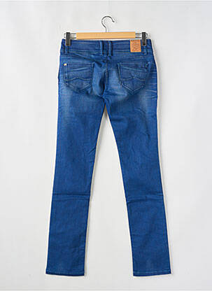 Jeans coupe droite stretch taille normale bleu TIFFOSI femme