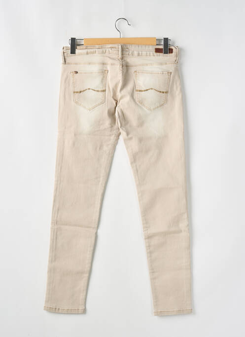 Jeans coupe slim beige TIFFOSI pour femme