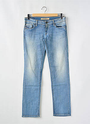 Jeans coupe droite stretch taille normale bleu TIFFOSI femme