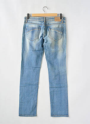 Jeans coupe droite stretch taille normale bleu TIFFOSI femme