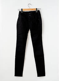 Jeans coupe slim tissage brut taille normale noir TIFFOSI femme