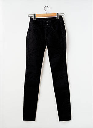 Jeans coupe slim tissage brut taille normale noir TIFFOSI femme