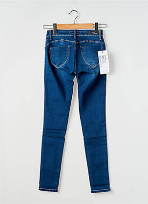 Jeans coupe slim tissage brut taille normale bleu TIFFOSI femme