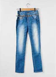 Jeans coupe slim stretch taille normale bleu TIFFOSI femme