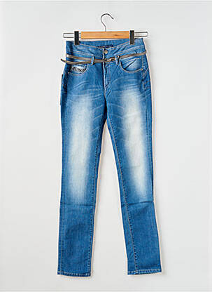 Jeans coupe slim stretch taille normale bleu TIFFOSI femme