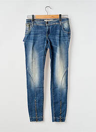 Jeans coupe slim stretch taille normale bleu TIFFOSI femme