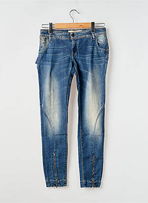 Jeans coupe slim stretch taille normale bleu TIFFOSI femme