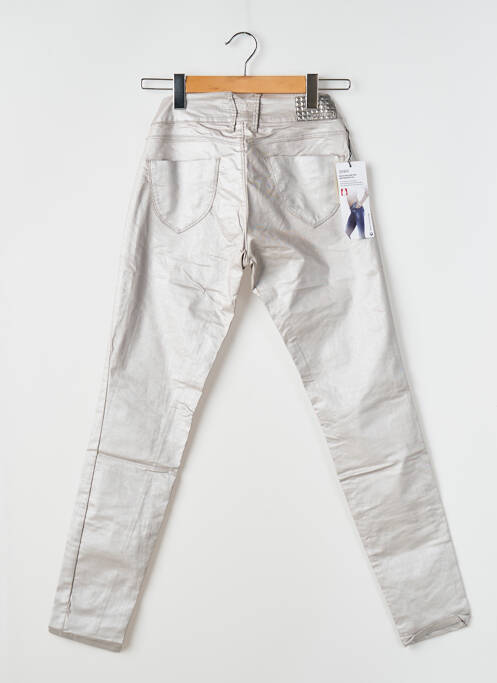 Pantalon slim beige TIFFOSI pour femme