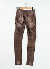 Jeans coupe slim marron TIFFOSI pour femme seconde vue