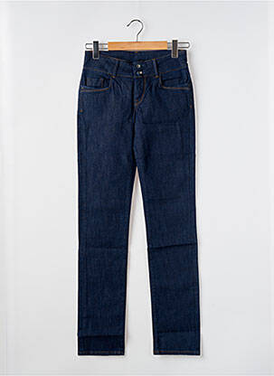 Jeans coupe droite stretch taille normale bleu TIFFOSI femme