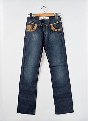 Jeans coupe droite taille normale taille normale bleu TIFFOSI femme