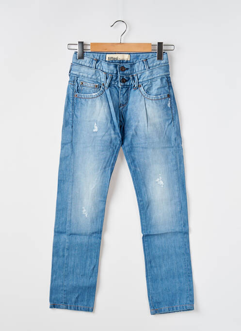 Jeans coupe droite taille normale bleu TIFFOSI fille