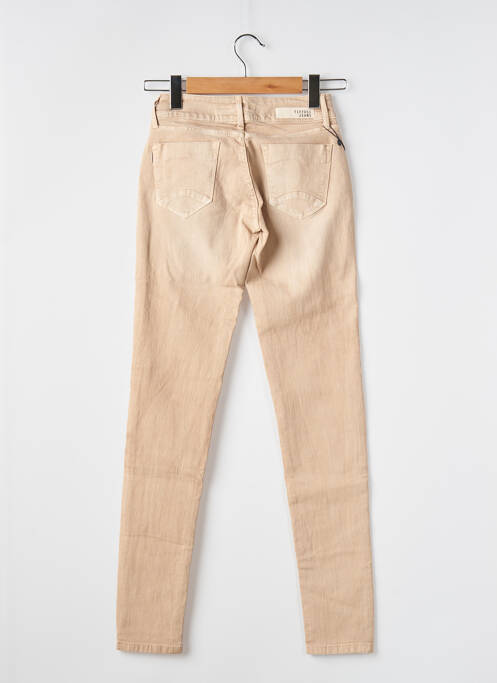 Jeans coupe slim beige TIFFOSI pour femme