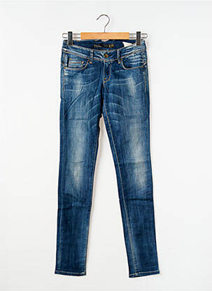 Jeans coupe slim stretch taille normale bleu TIFFOSI femme
