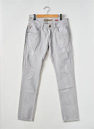Jeans coupe slim tissage brut taille normale gris TIFFOSI homme