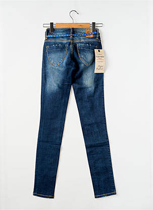 Jeans coupe slim stretch taille normale bleu TIFFOSI femme