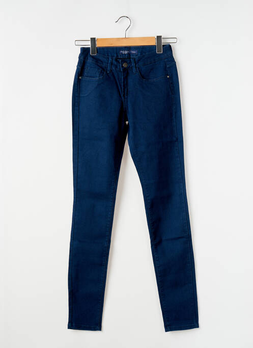 Jeans coupe slim tissage brut taille normale bleu TIFFOSI femme