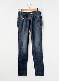 Jeans coupe slim stretch taille normale bleu TIFFOSI femme