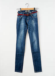 Jeans coupe slim stretch taille normale bleu TIFFOSI femme