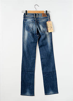 Jeans coupe droite stretch taille normale bleu TIFFOSI femme