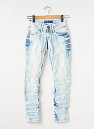 Jeans coupe slim stretch taille normale bleu TIFFOSI femme