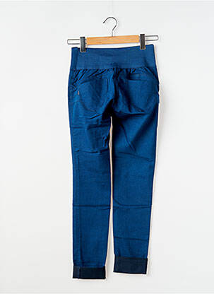 Pantalon 7/8 stretch taille normale bleu TIFFOSI femme