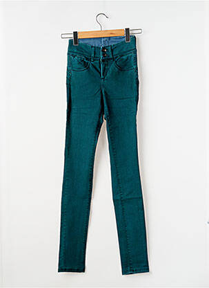 Jeans coupe slim stretch taille normale vert TIFFOSI femme