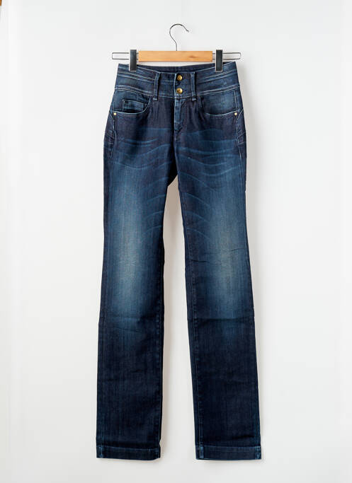 Jeans coupe droite bleu TIFFOSI pour femme