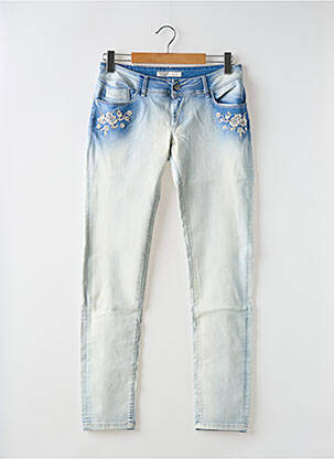 Jeans coupe slim stretch taille normale bleu TIFFOSI femme