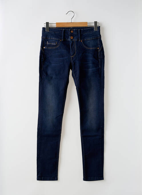 Jeans coupe slim tissage brut taille normale bleu TIFFOSI femme