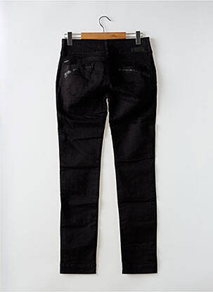 Jeans coupe slim tissage brut taille normale noir TIFFOSI femme