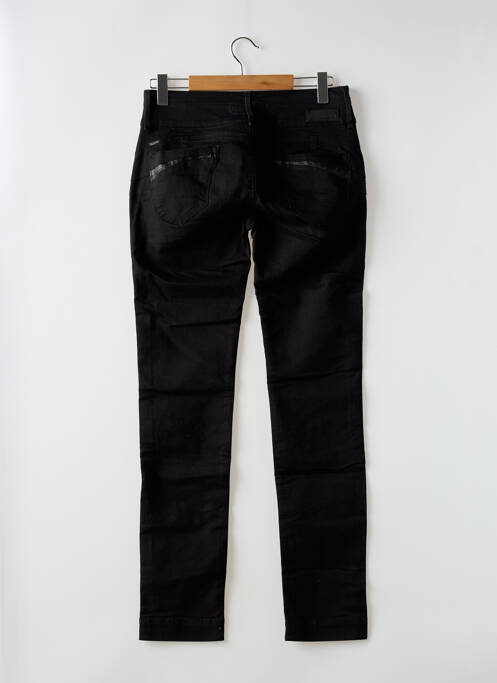 Jeans coupe slim tissage brut taille normale noir TIFFOSI femme