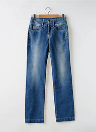 Jeans coupe droite stretch taille normale bleu TIFFOSI homme