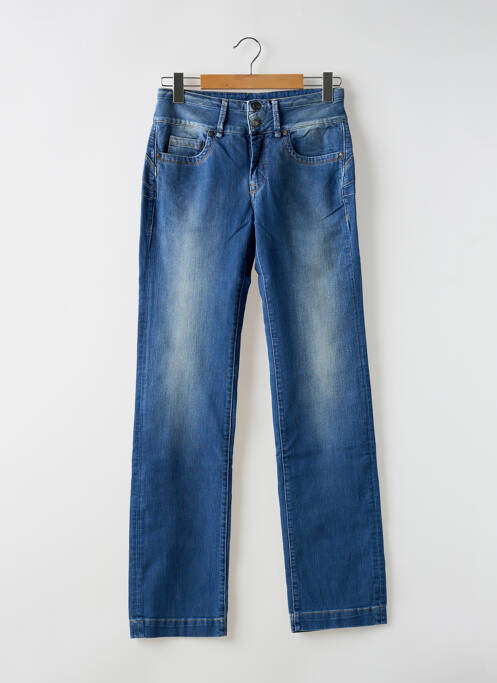 Jeans coupe droite bleu TIFFOSI pour homme