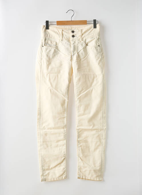 Jeans coupe slim beige TIFFOSI pour femme