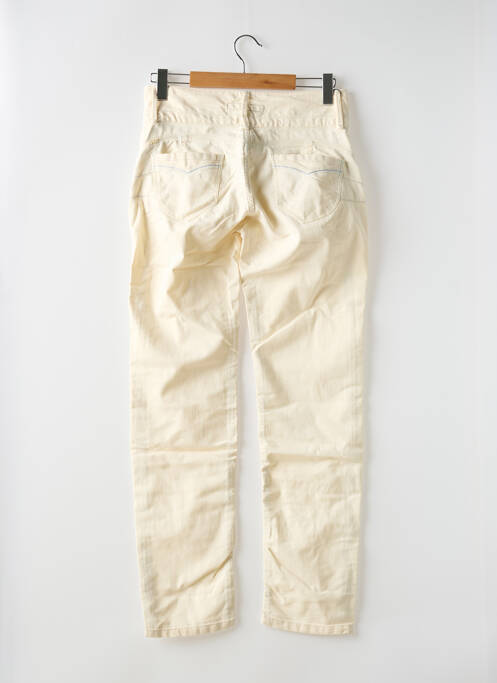 Jeans coupe slim beige TIFFOSI pour femme