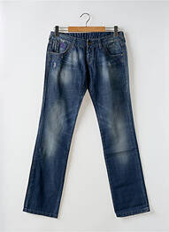 Jeans coupe droite taille normale taille normale bleu TIFFOSI femme