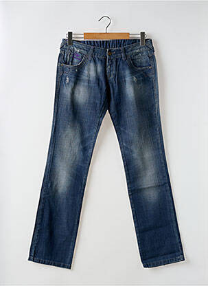 Jeans coupe droite taille normale taille normale bleu TIFFOSI femme