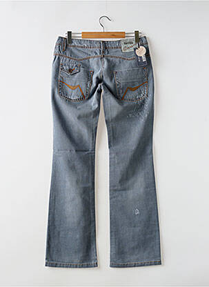 Jeans coupe large effet usé taille normale gris TIFFOSI femme
