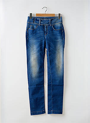 Jeans coupe slim stretch taille normale bleu TIFFOSI femme