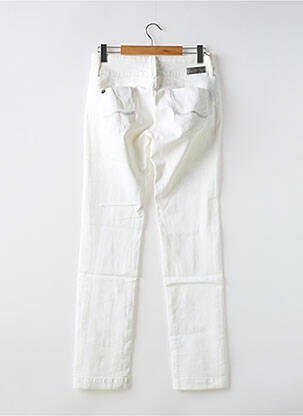 Jeans coupe slim tissage brut taille normale blanc TIFFOSI femme