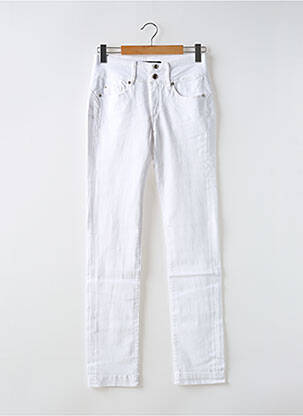 Jeans coupe slim stretch taille normale blanc TIFFOSI femme
