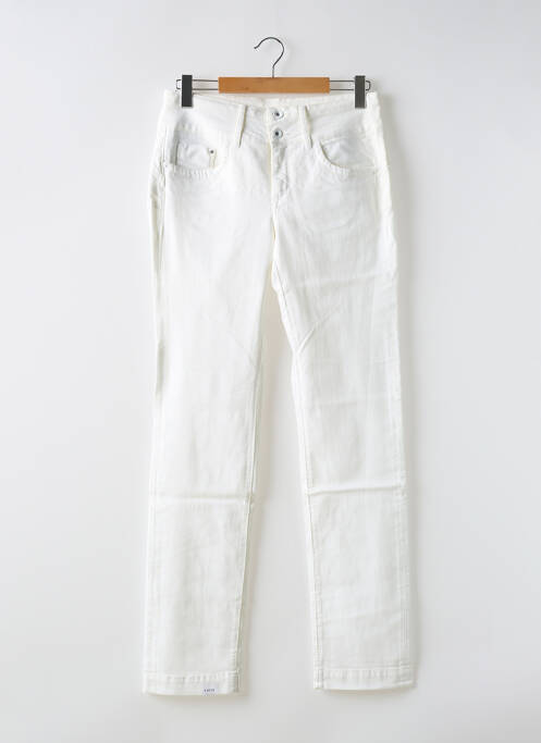 Jeans coupe slim blanc TIFFOSI pour femme