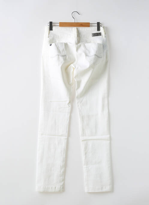 Jeans coupe slim blanc TIFFOSI pour femme