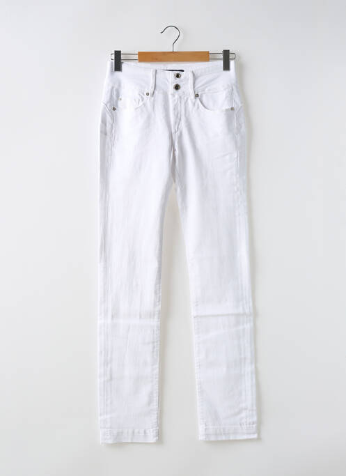 Jeans coupe slim blanc TIFFOSI pour femme